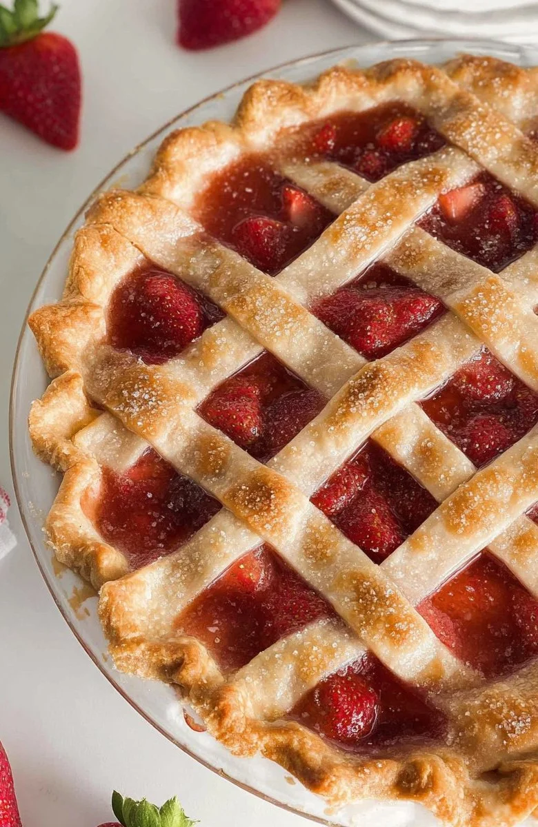 Double Crusted Strawberry Pie