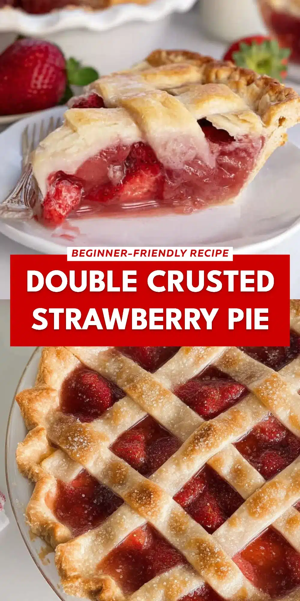 Double Crusted Strawberry Pie