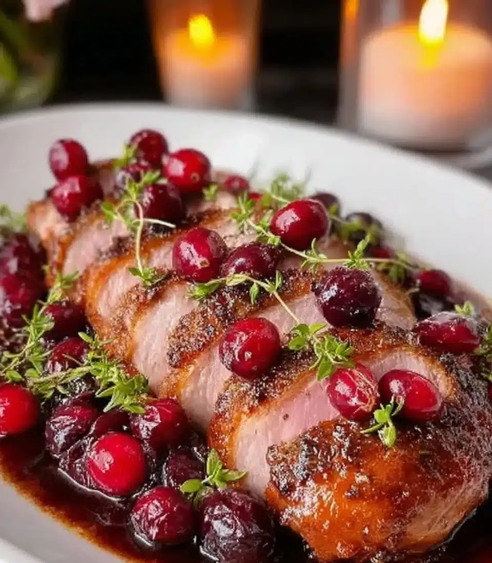 Duck Breast with Cherry Sauce