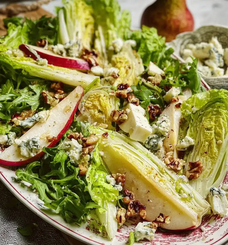 Endive, Pear, and Gorgonzola Salad