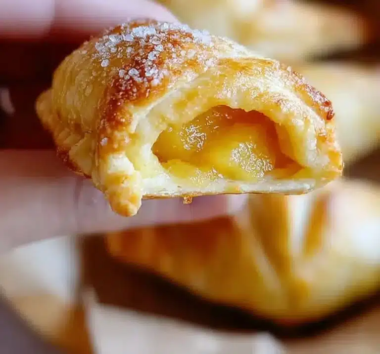 Flaky pineapple empanadas ready to be enjoyed, featuring a delicious tropical filling.