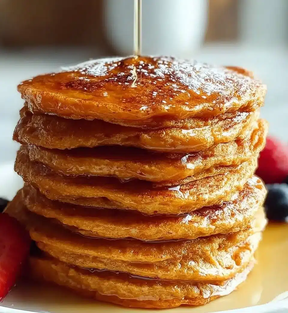 Fluffy Sweet Potato Pancakes