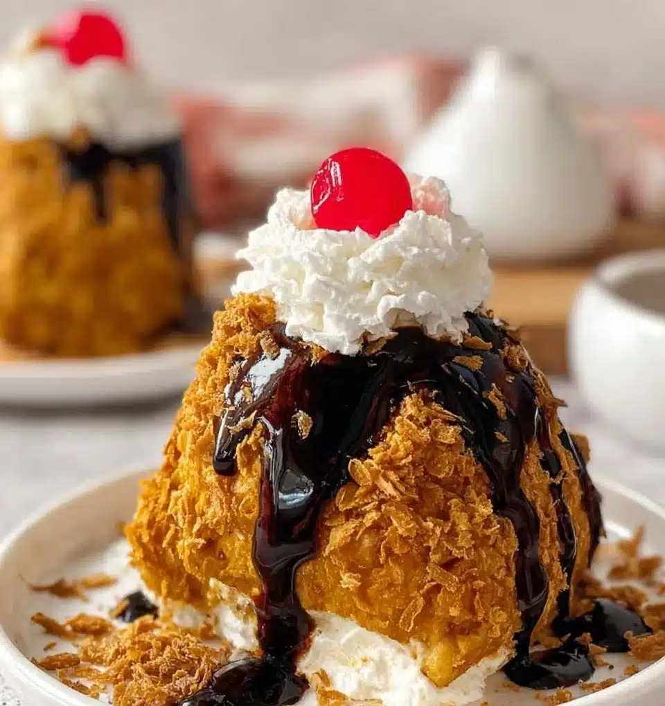 Homemade Fried Ice Cream