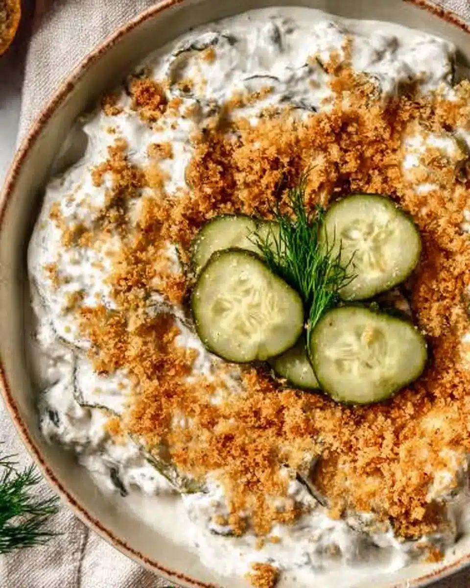 Easy Fried Pickle Dip (Dairy-Free Option)