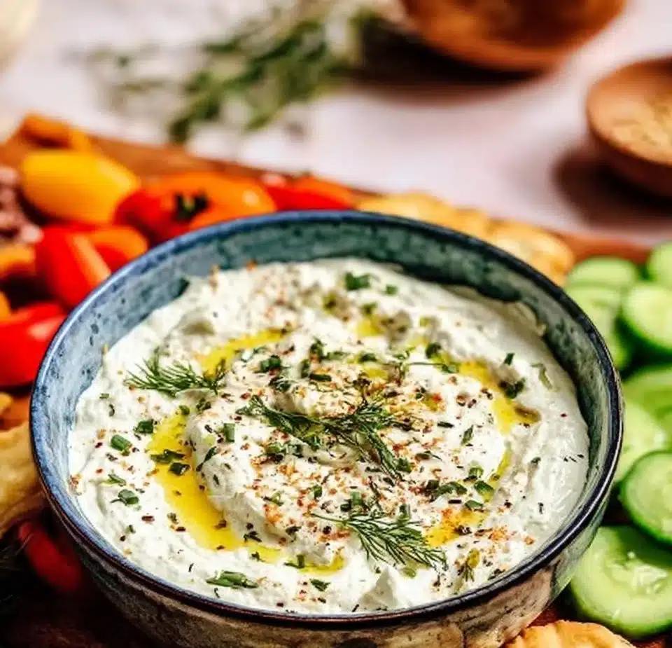 Creamy Garlic Feta Dip