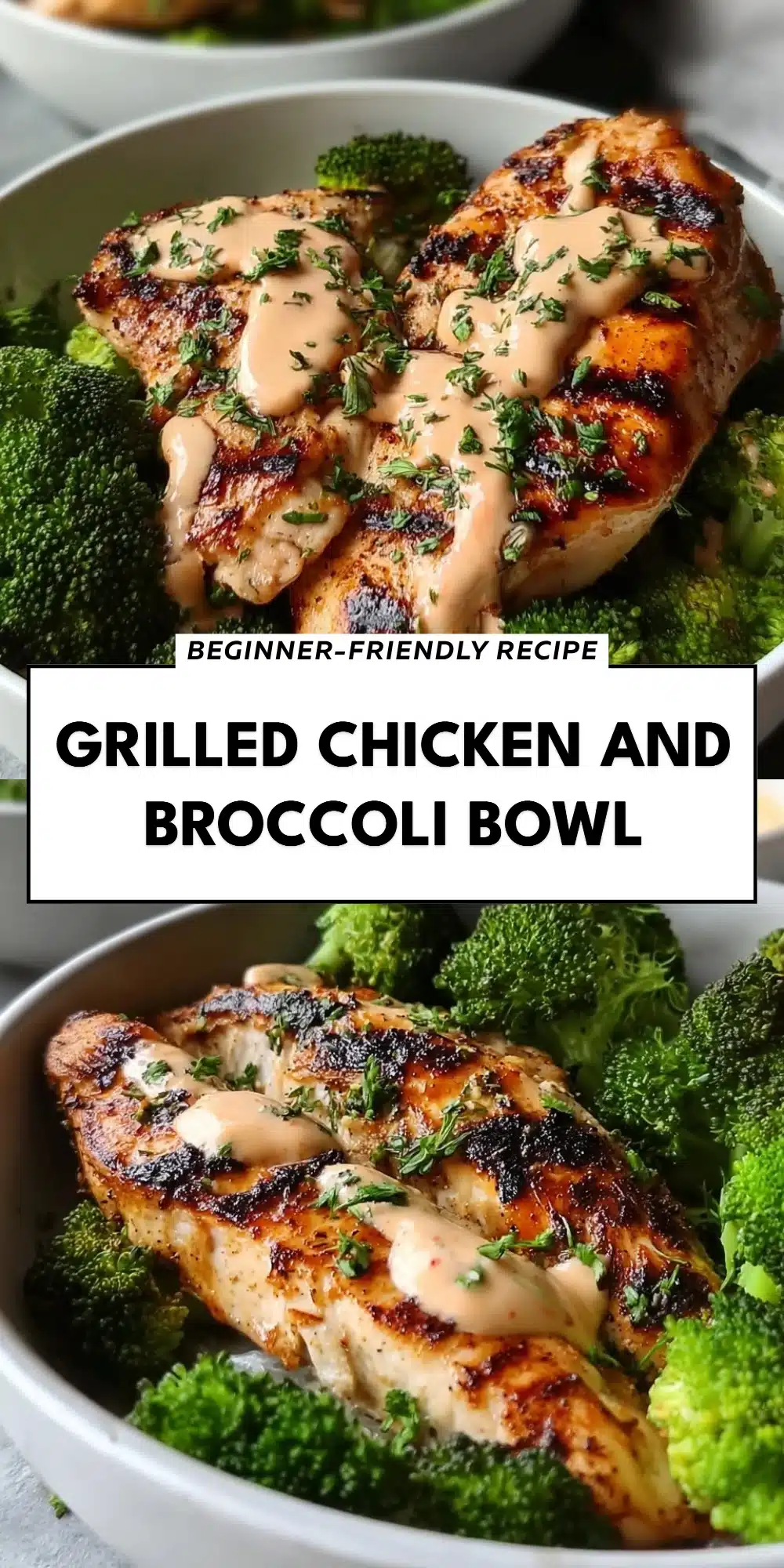 Grilled Chicken and Broccoli Bowl