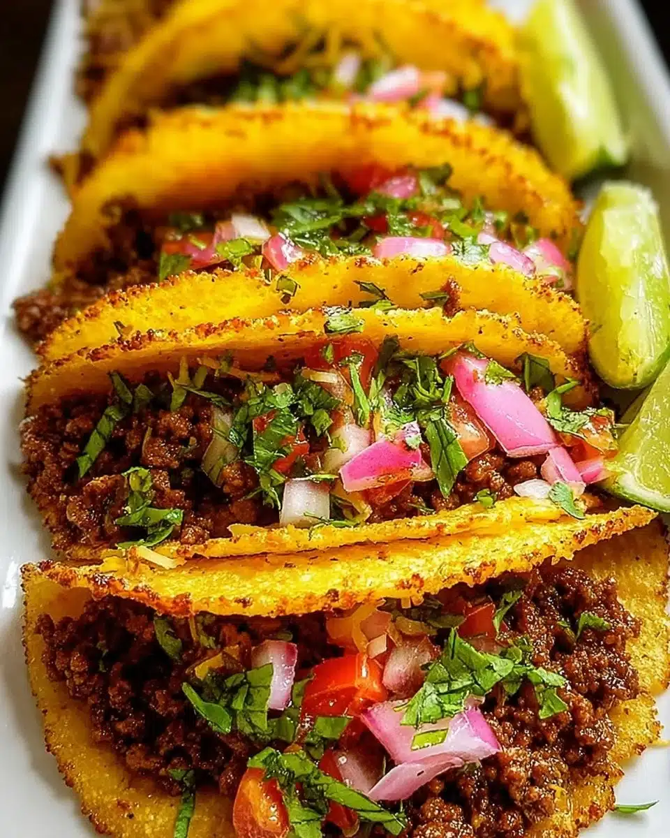 Crispy Ground Beef Tacos