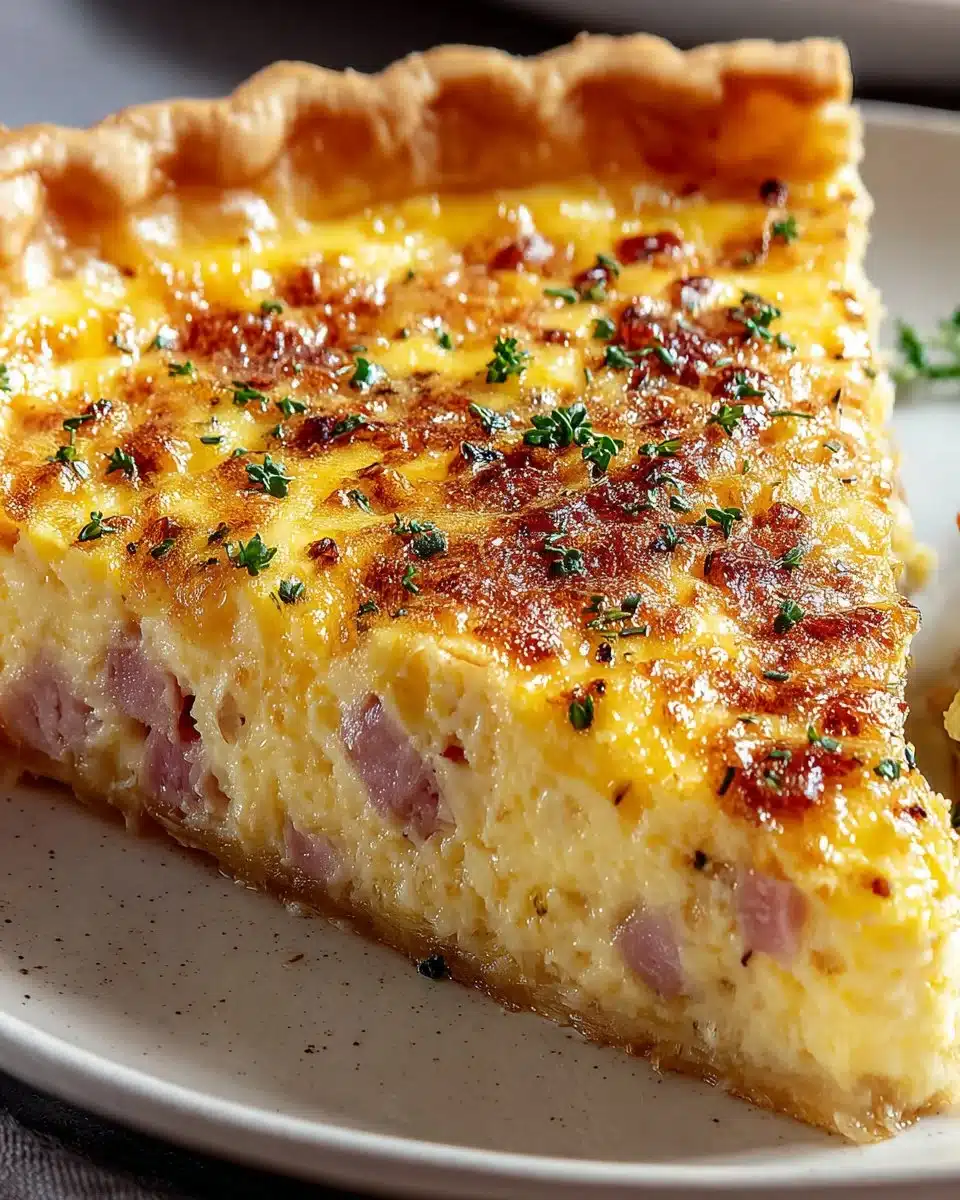 Ham and Cheese Quiche