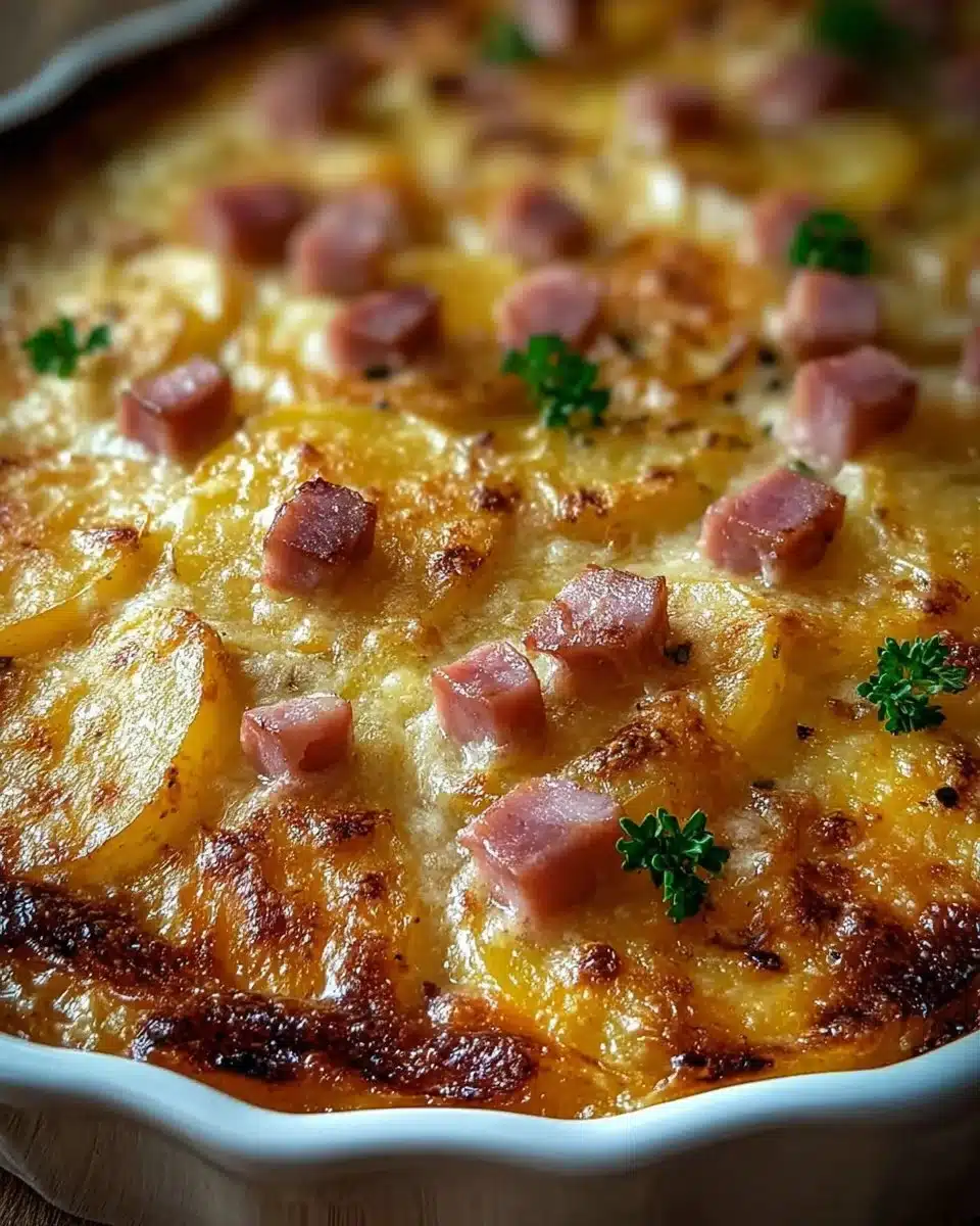 Ham and Potato Au Gratin
