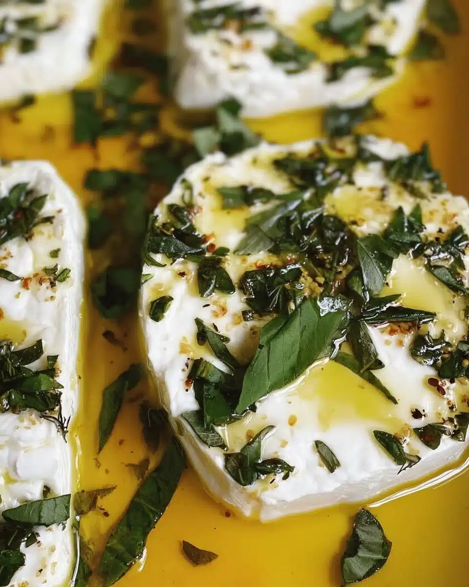 Herb Marinated Goat Cheese
