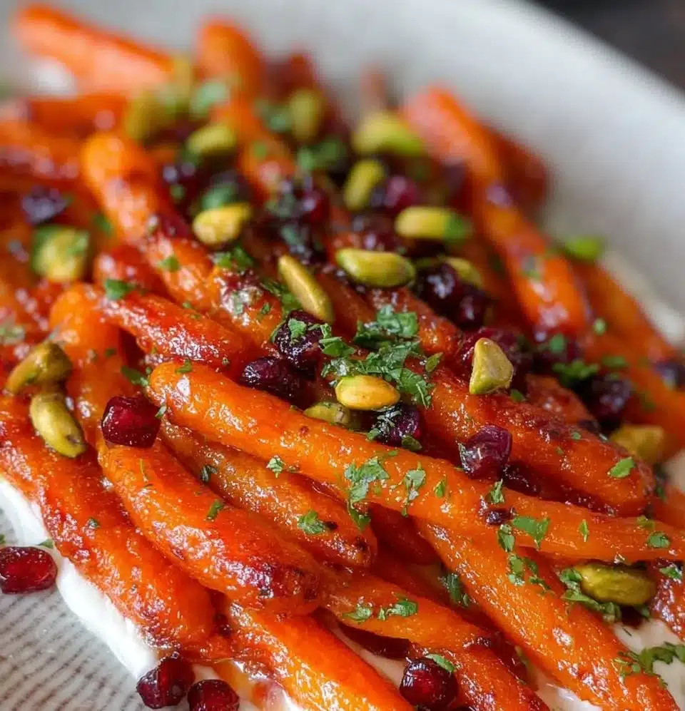 Honey Harissa Roasted Carrots