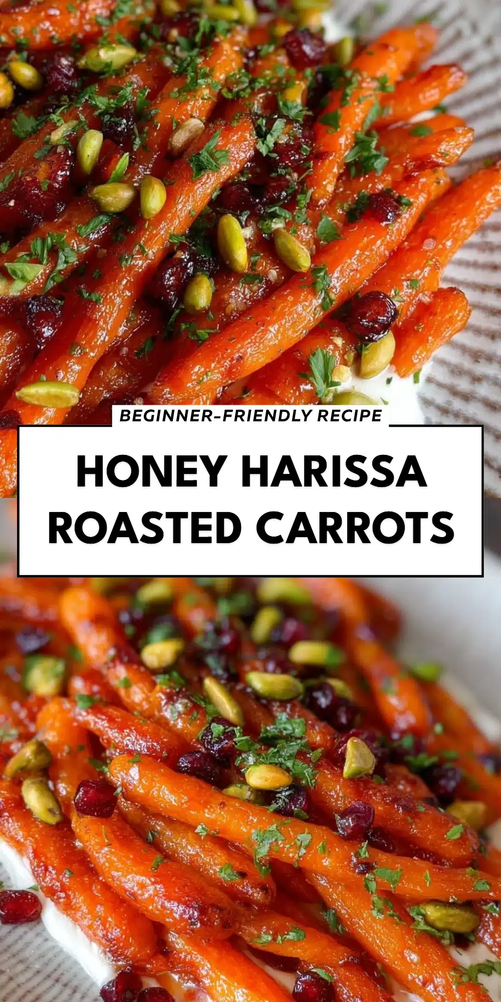 Honey Harissa Roasted Carrots