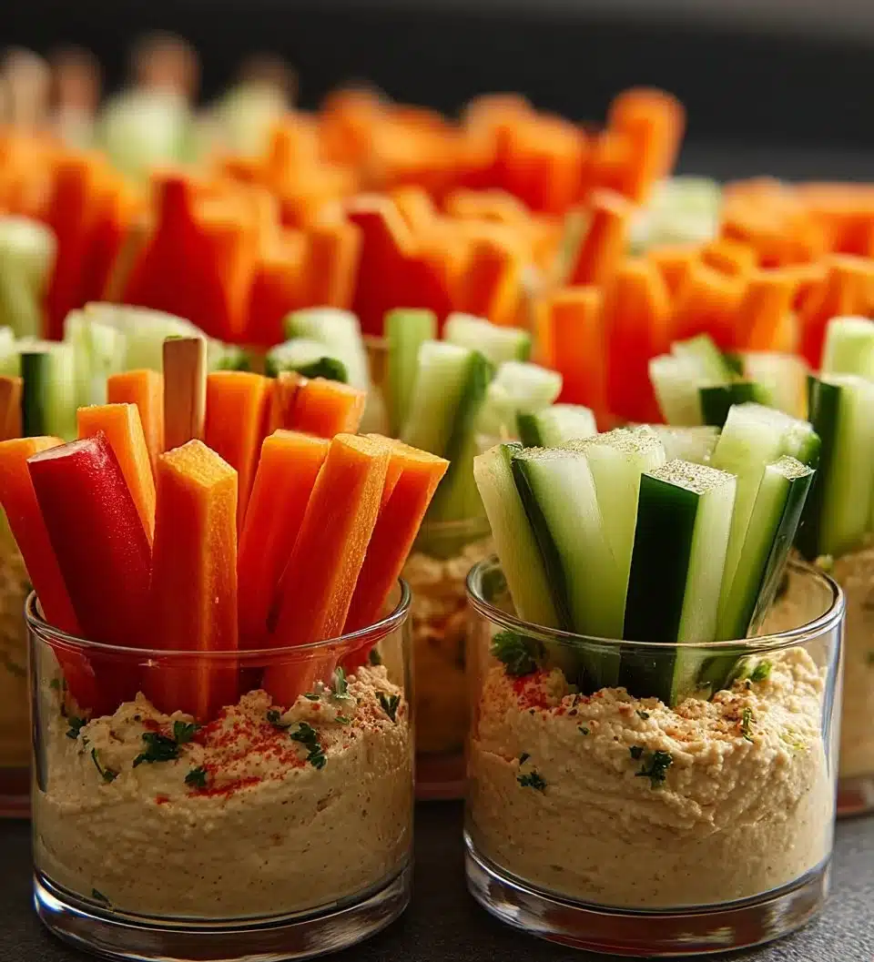 Hummus and Veggie Cups