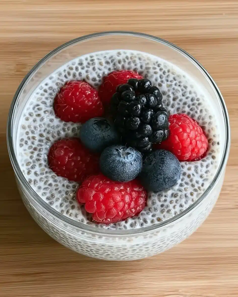 Creamy Keto Chia Seed Pudding with Coconut Milk
