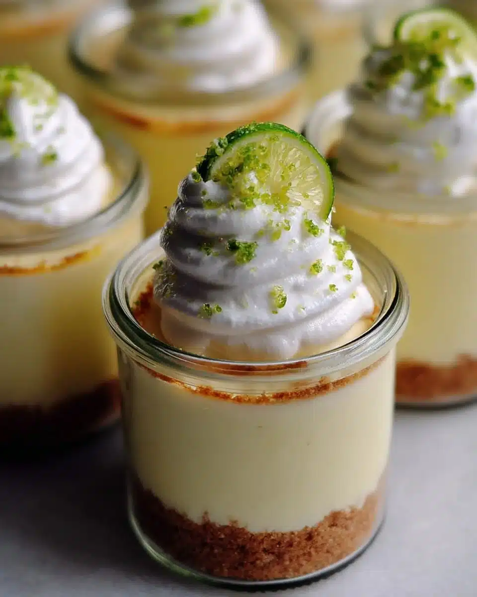 No-Bake Key Lime Pie Jars