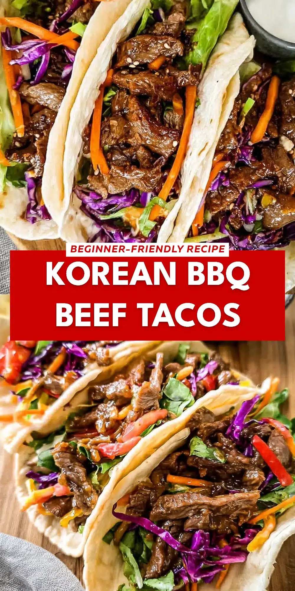 Korean BBQ Beef Tacos