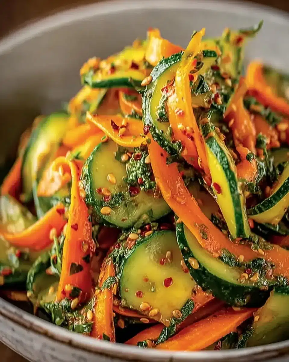 Korean Cucumber Carrot Salad