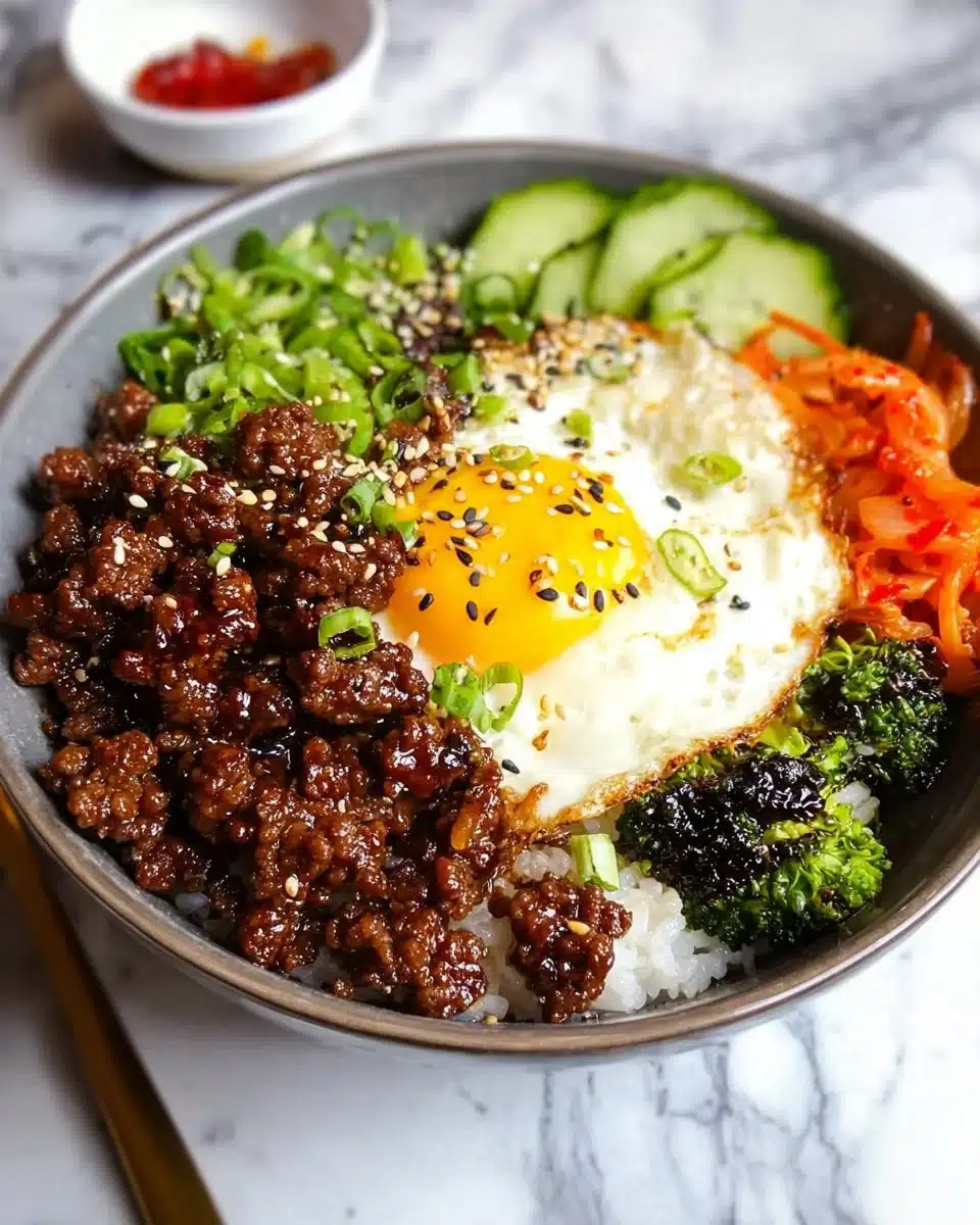 Korean Ground Beef Bowl