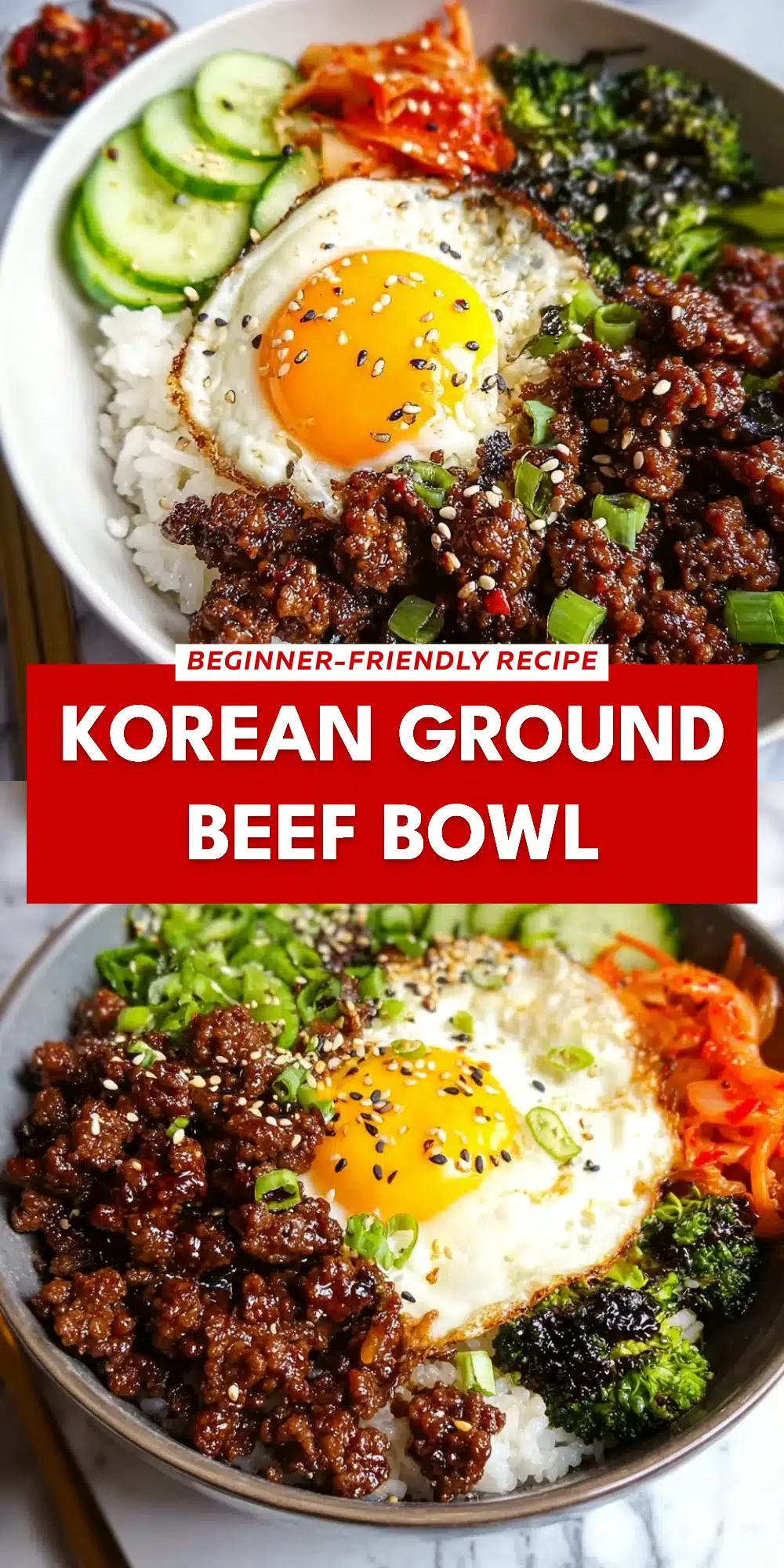 Korean Ground Beef Bowl