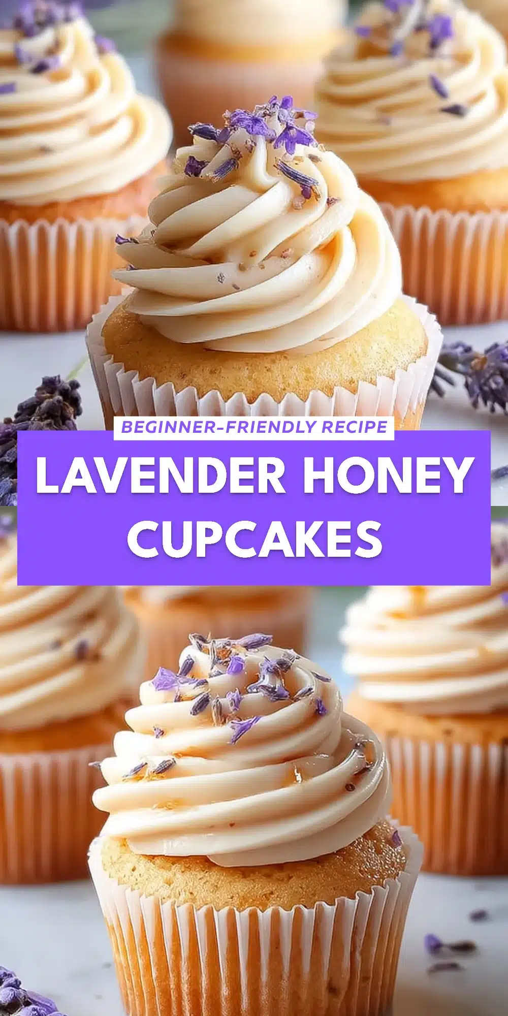Lavender Honey Cupcakes