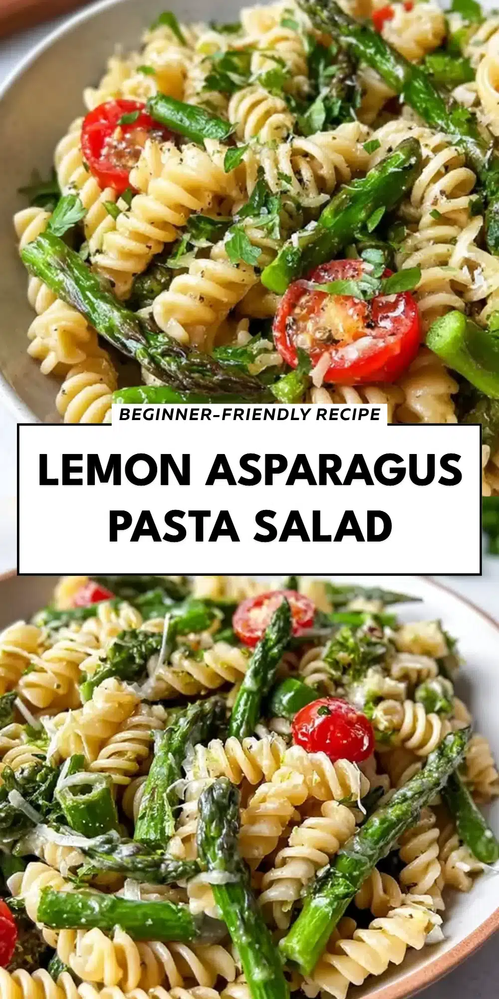 Lemon Asparagus Pasta Salad