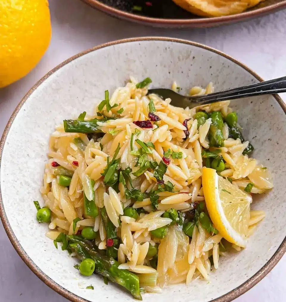 Lemon Orzo Salad