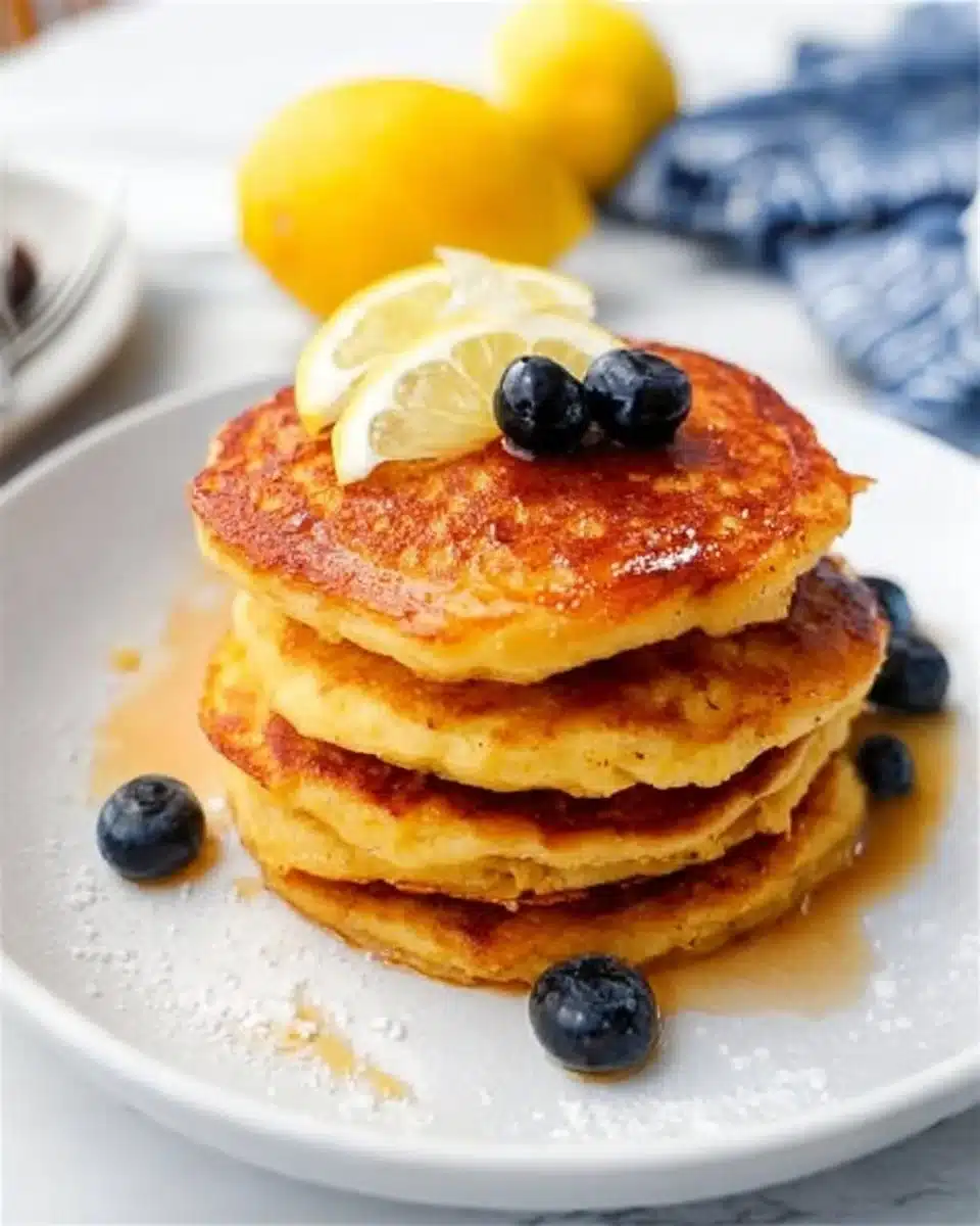 Fluffy Lemon Ricotta Pancakes