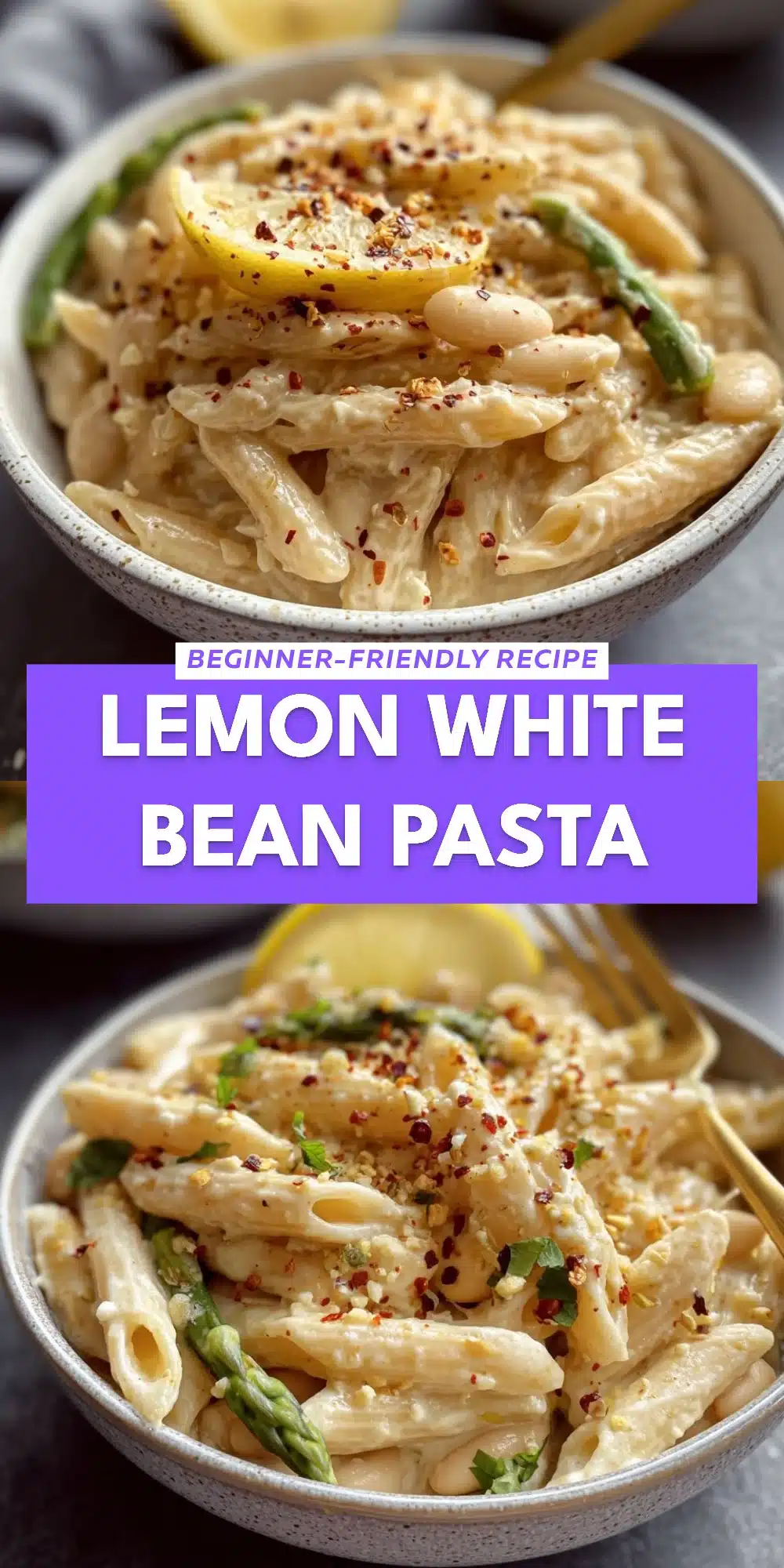 Lemon White Bean Pasta