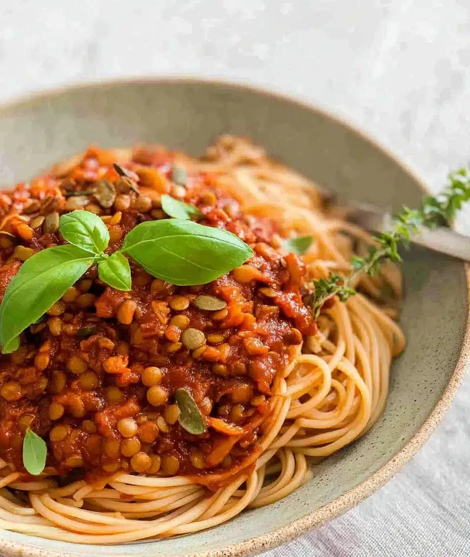 Lentil Bolognese