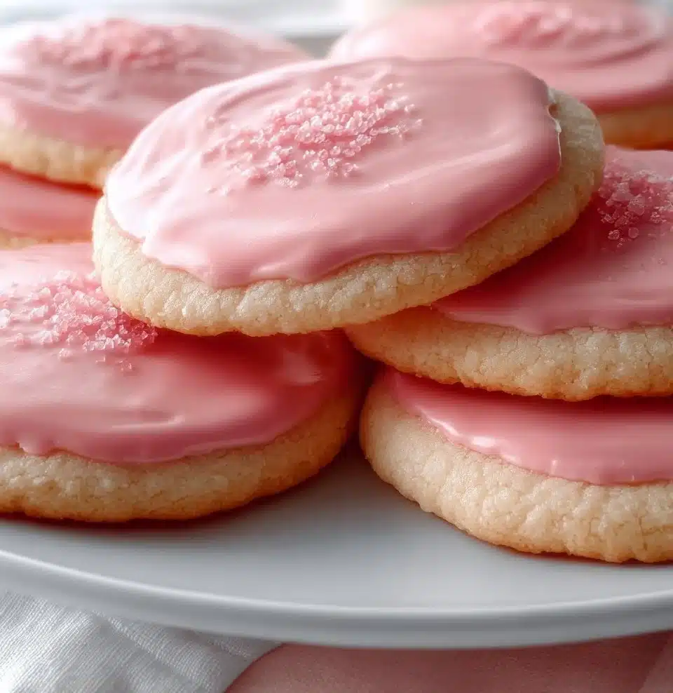 Decorative lychee rose cookies on a plate with floral accents