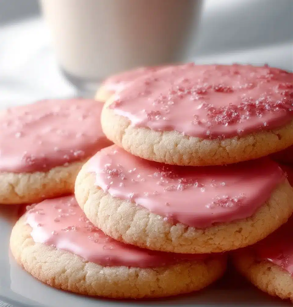 Lychee Rose Sugar Cookies