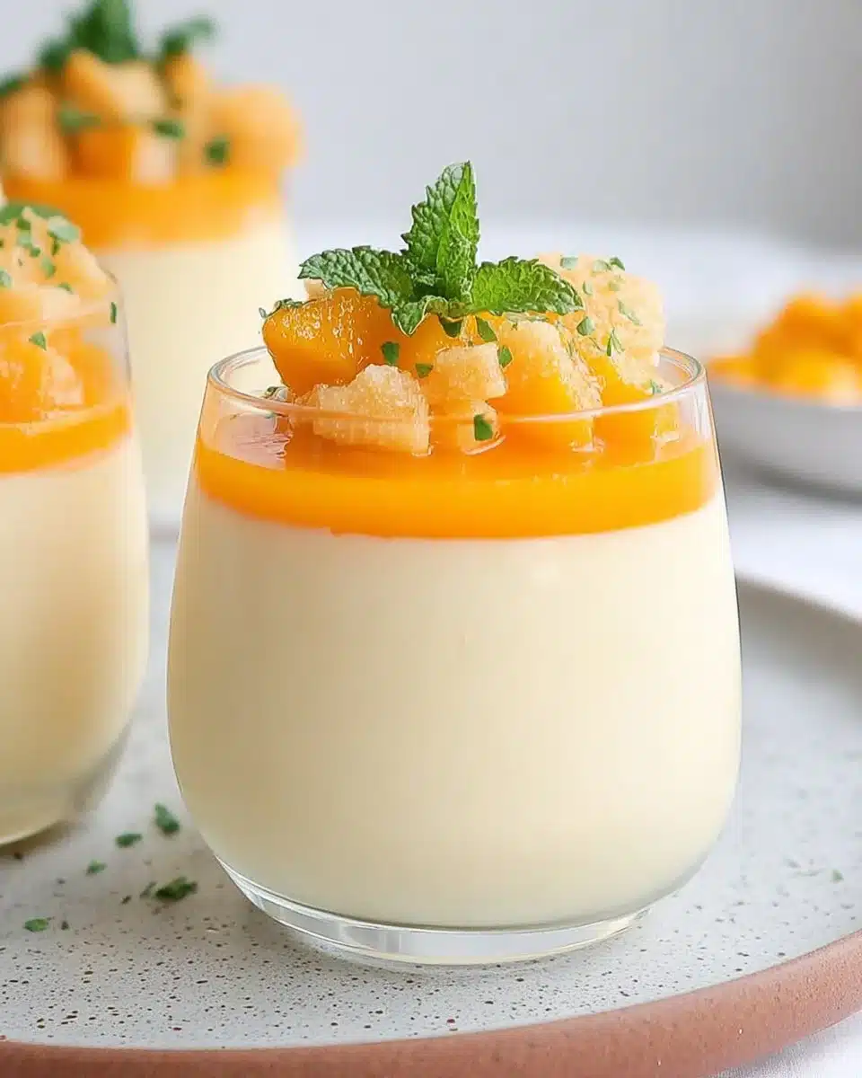 Mango Panna Cotta