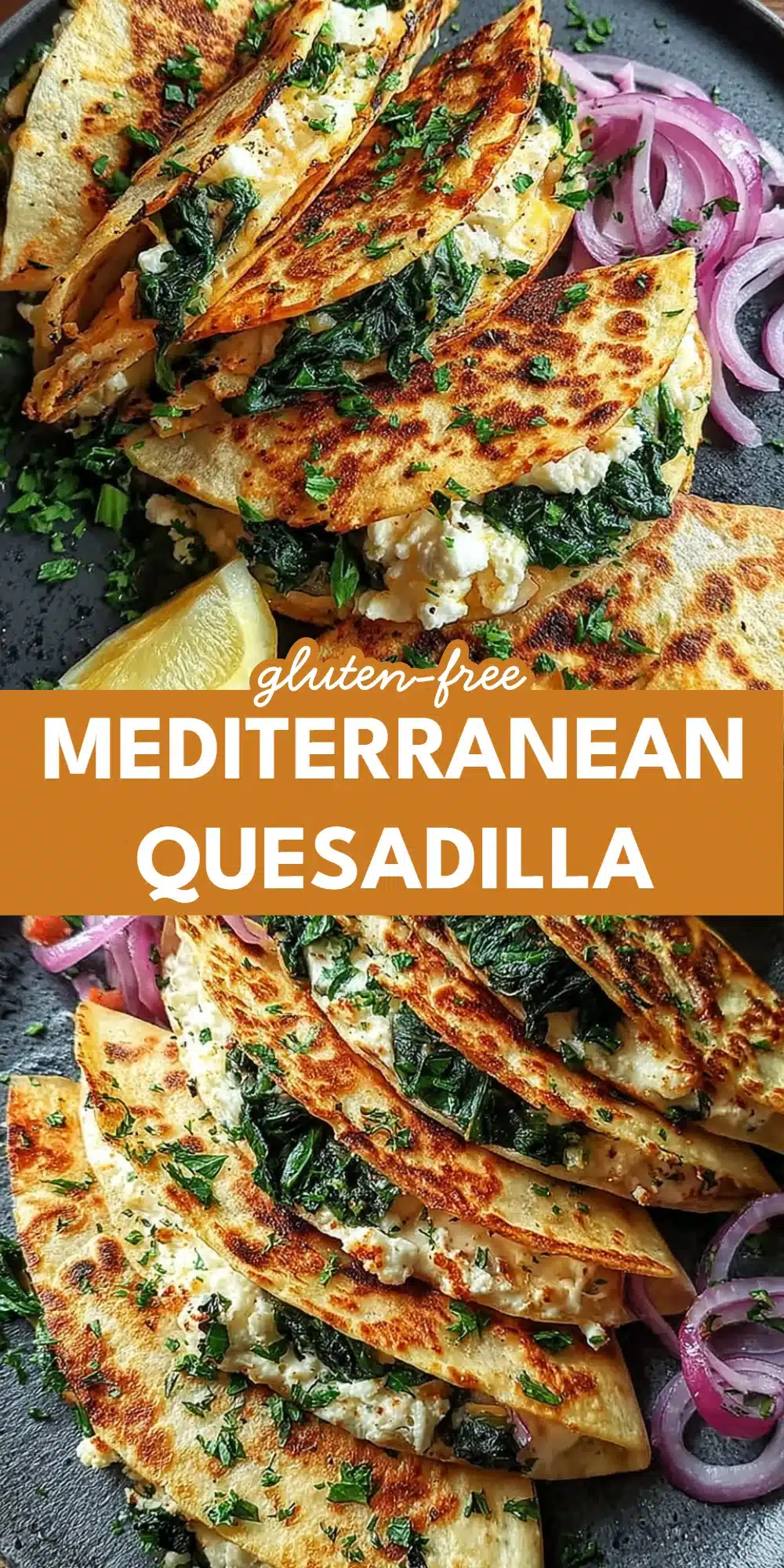 Mediterranean Quesadilla