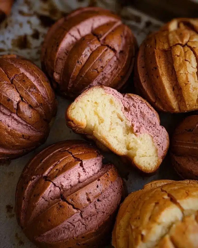 Freshly baked Mexican sourdough shells with a golden crust
