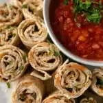 Delicious Mexican tortilla roll ups filled with fresh ingredients and flavors