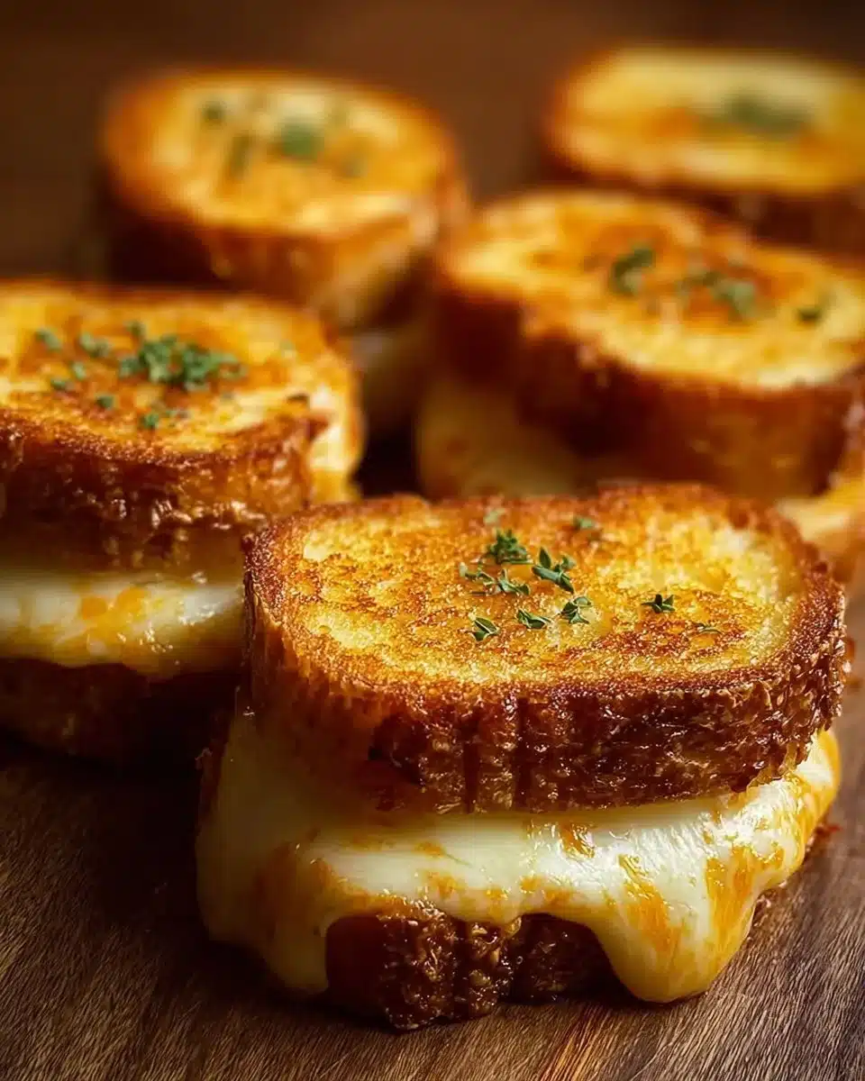 Mini Baked Grilled Cheese