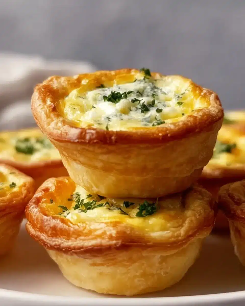 Fluffy Mini Cheese Quiches