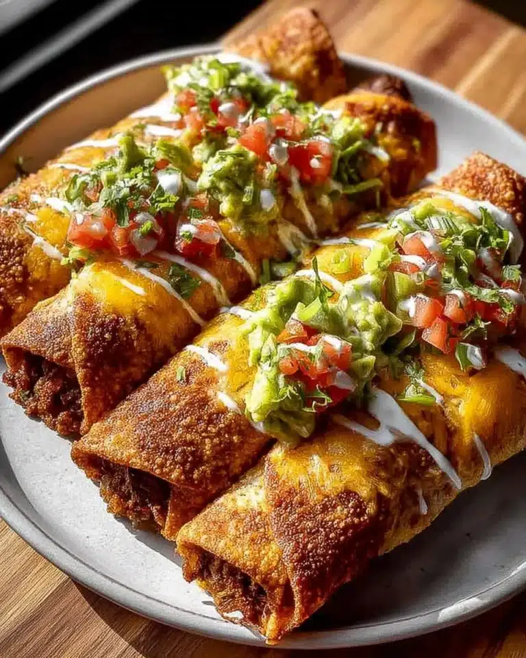 Delicious nacho egg rolls filled with cheese and jalapeños served on a plate.