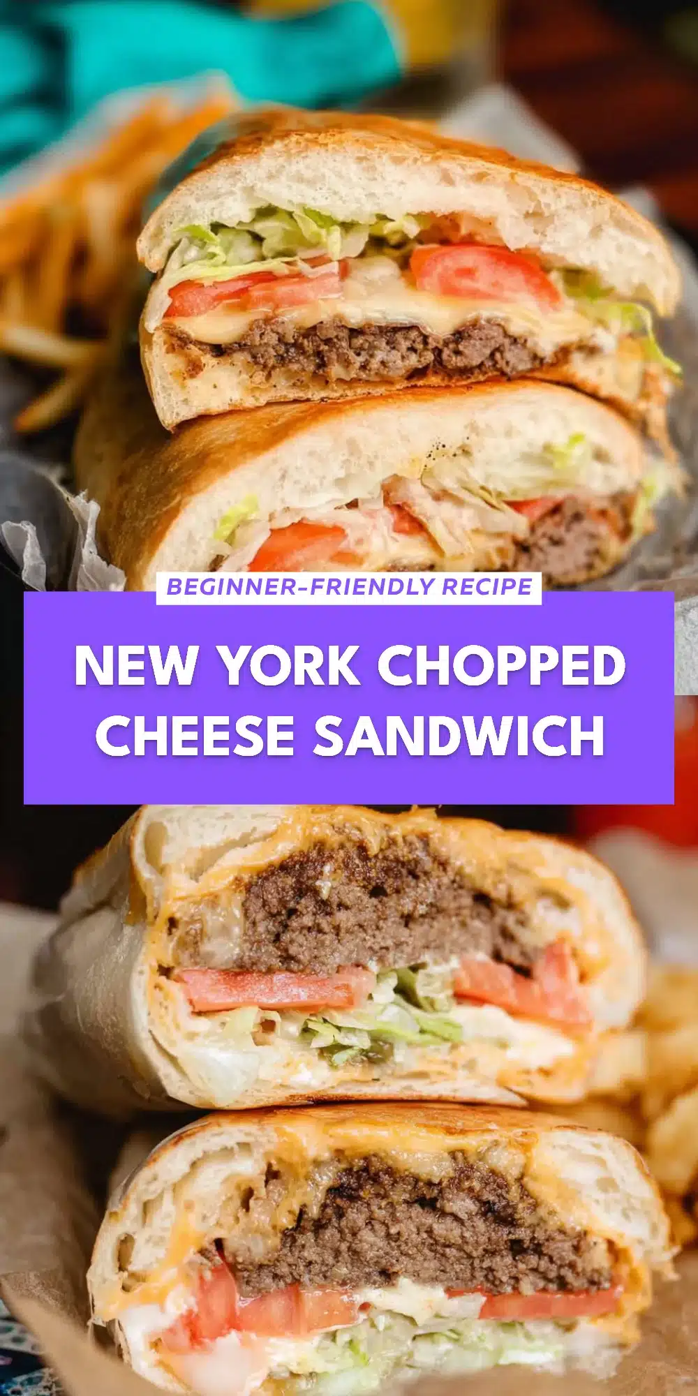 New York Chopped Cheese Sandwich