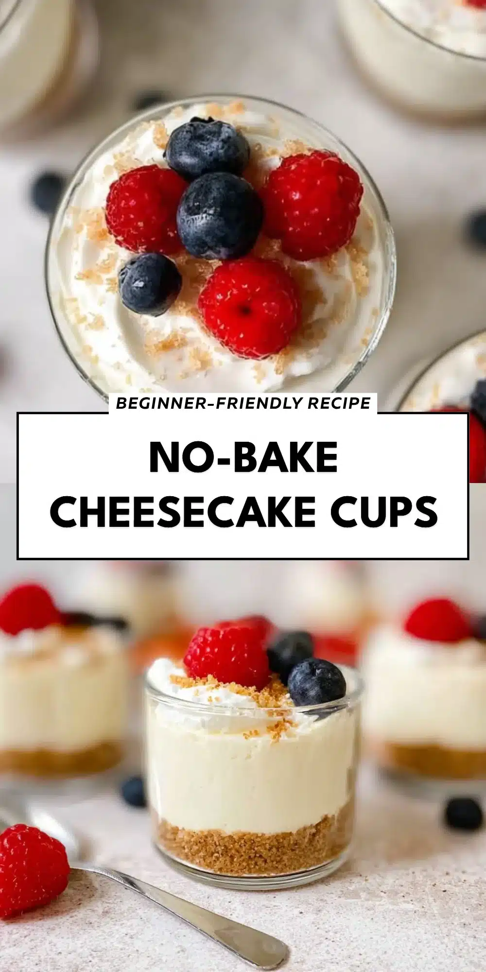 No-Bake Cheesecake Cups