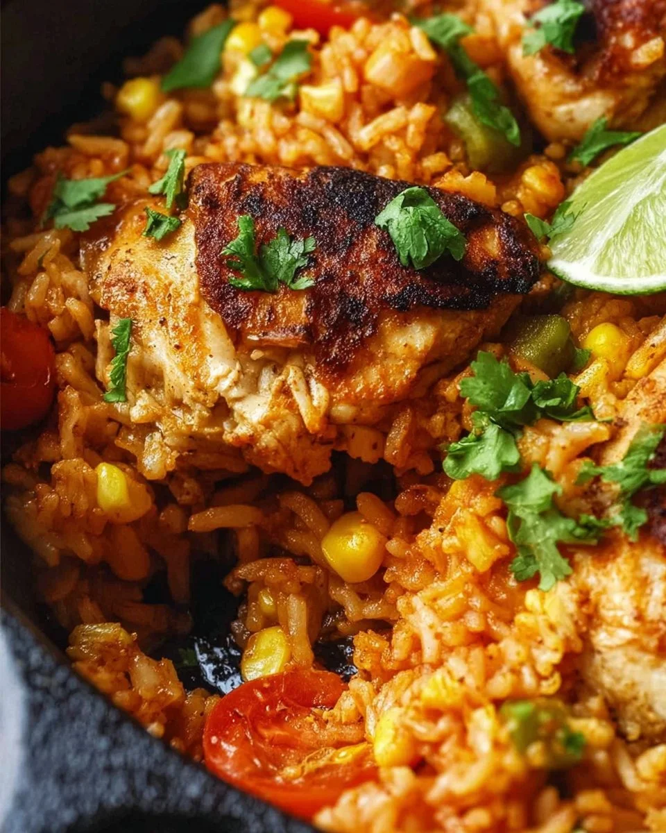 One Pot Mexican Chicken and Rice