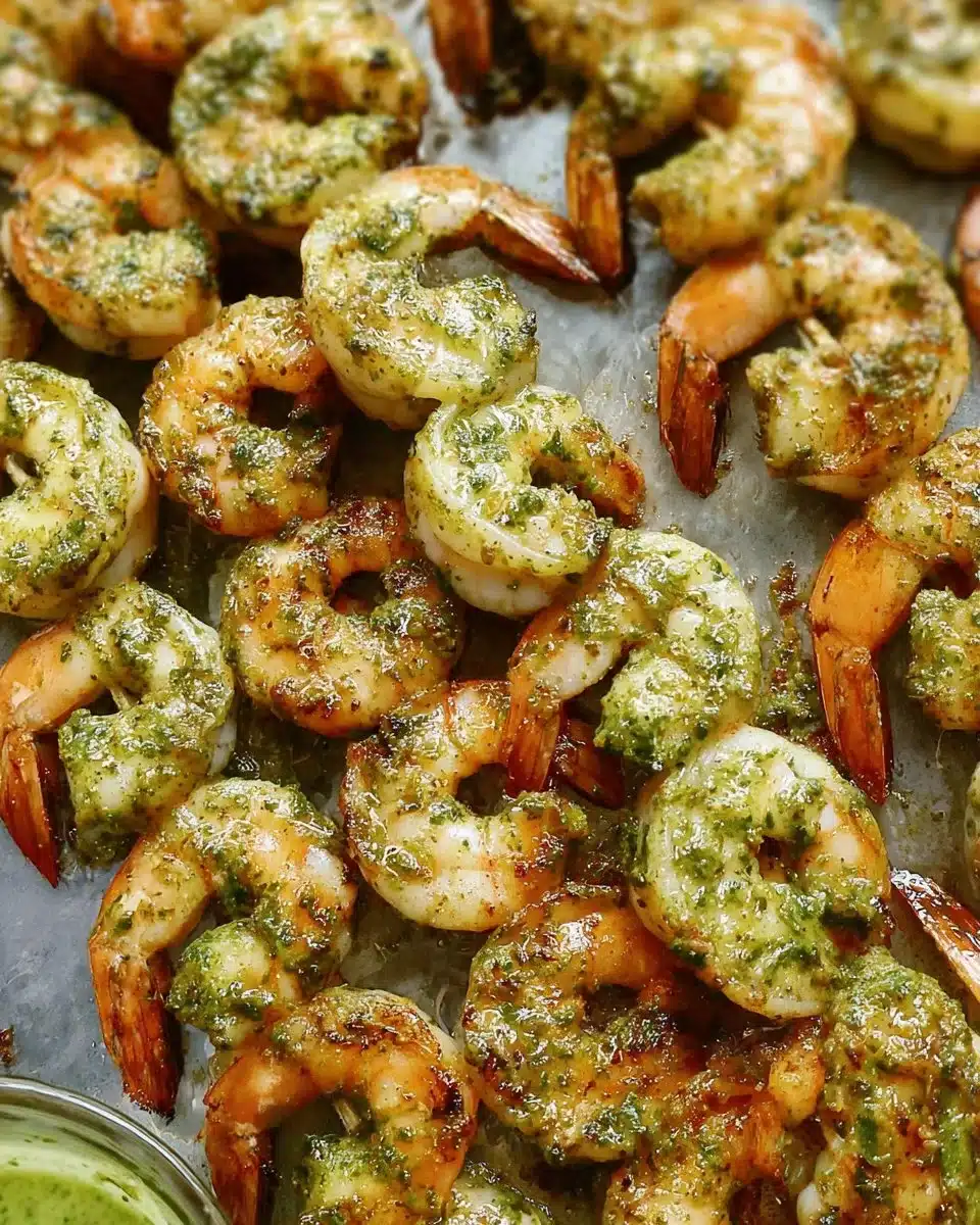 Oven Baked Shrimp Skewers