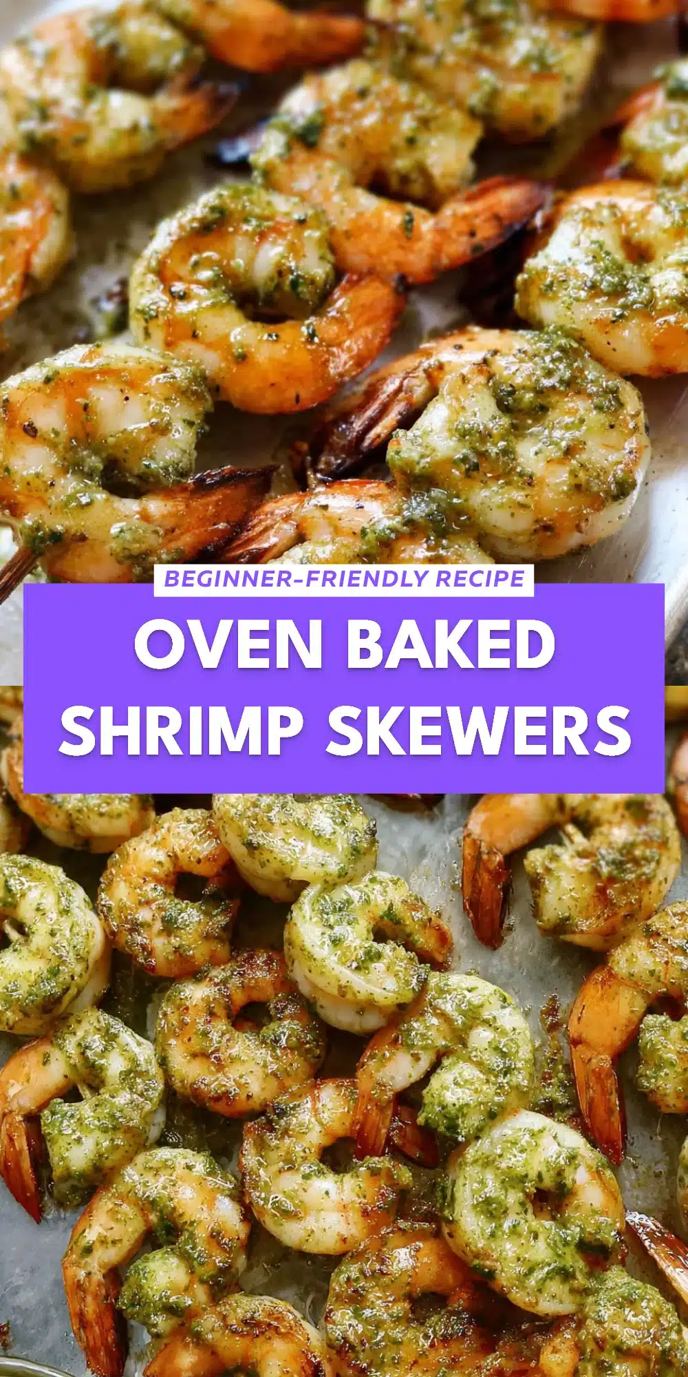 Oven Baked Shrimp Skewers