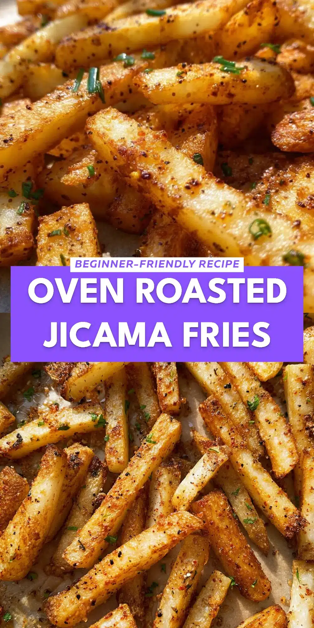 Oven Roasted Jicama Fries