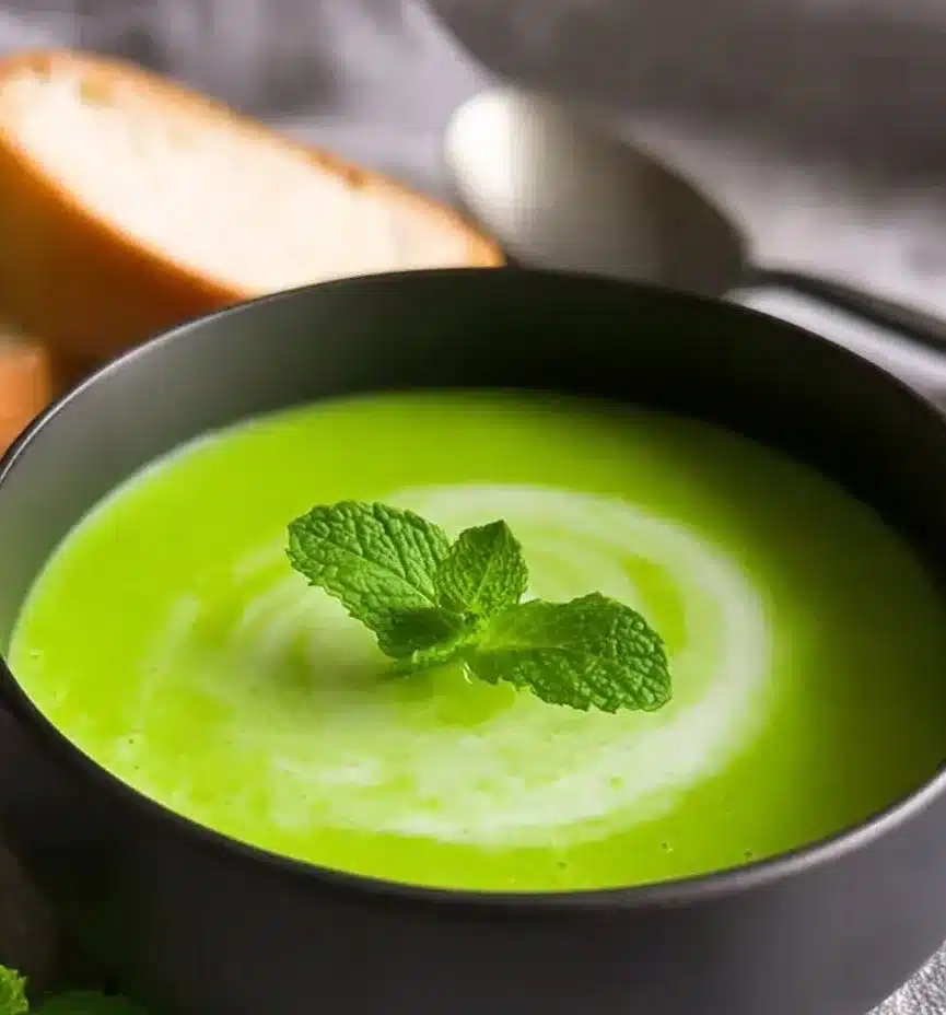 Fresh Pea and Mint Soup