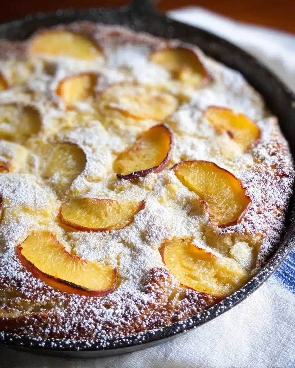 Peach Clafoutis