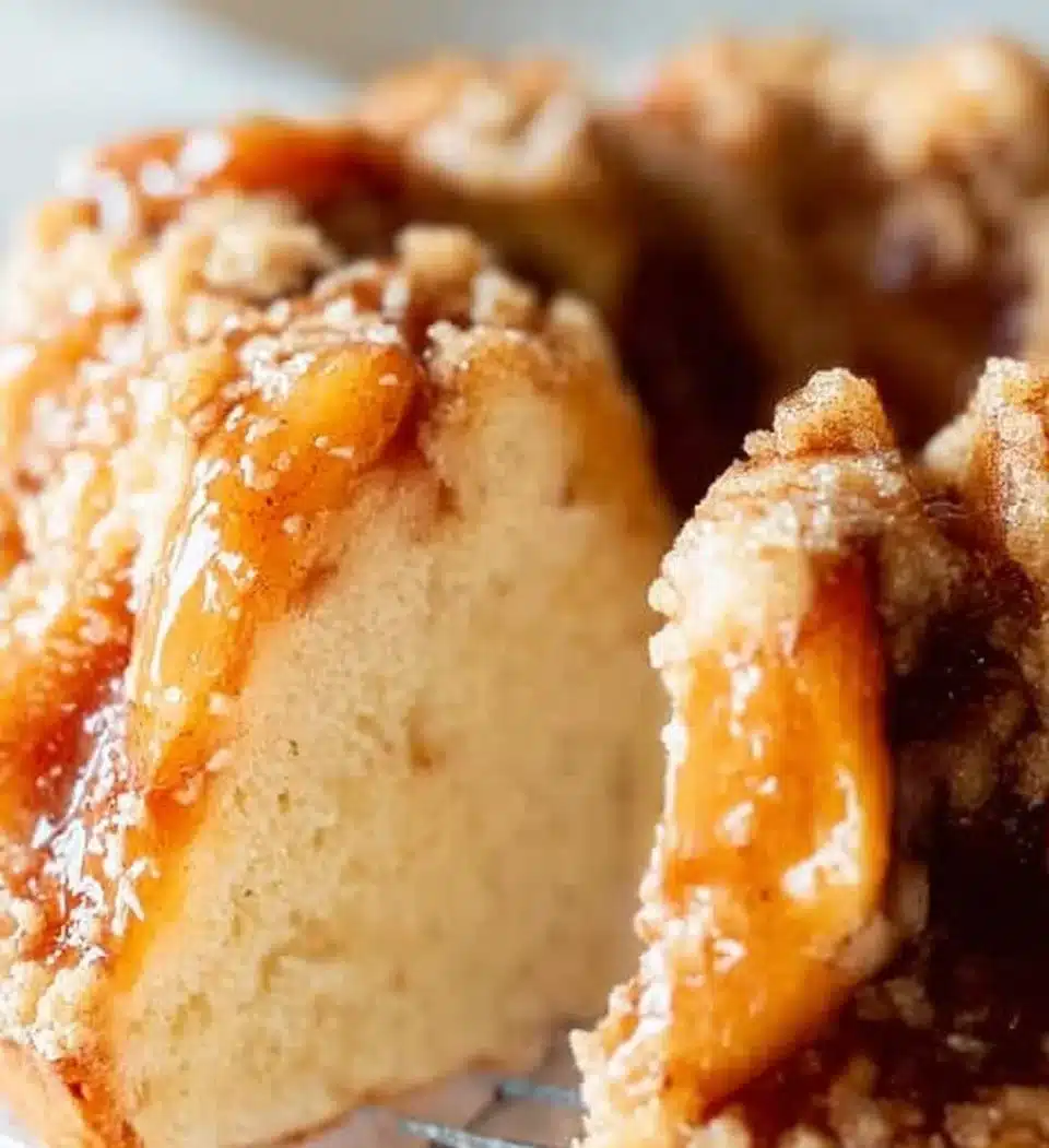 Peach Cobbler Pound Cake