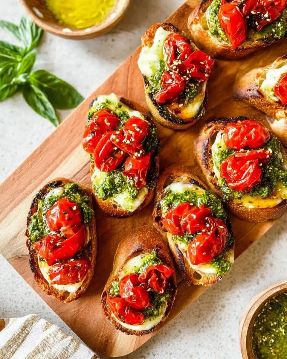 Pesto Crostini