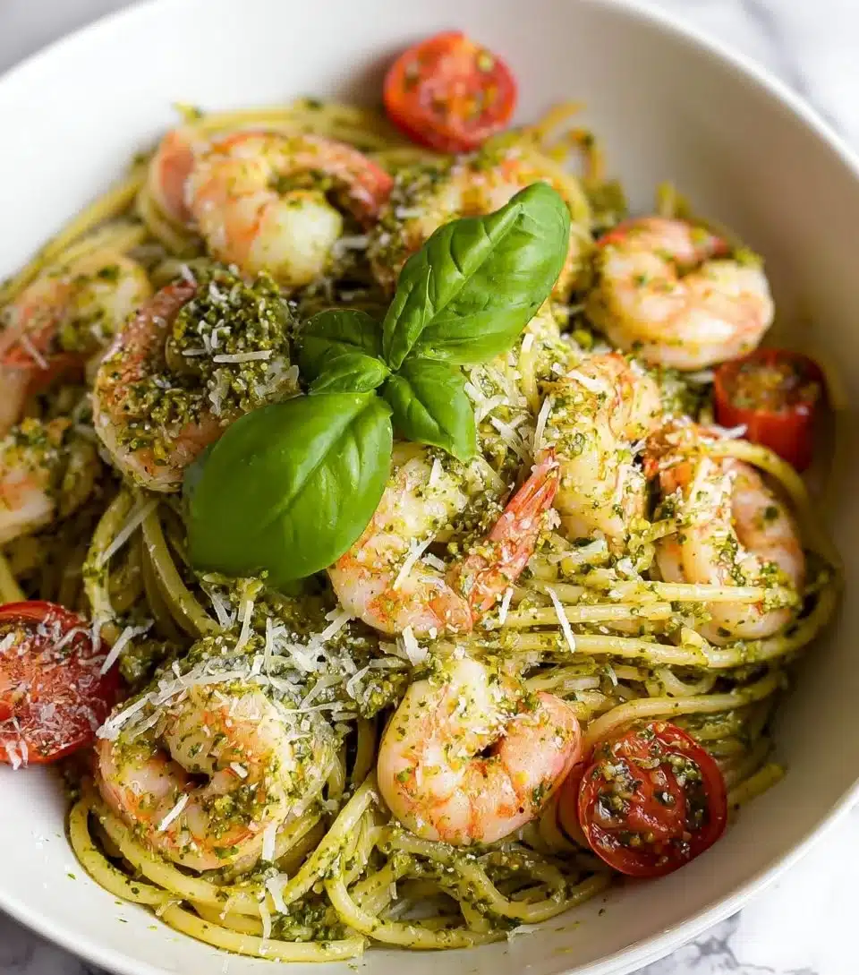 Pesto Shrimp Pasta