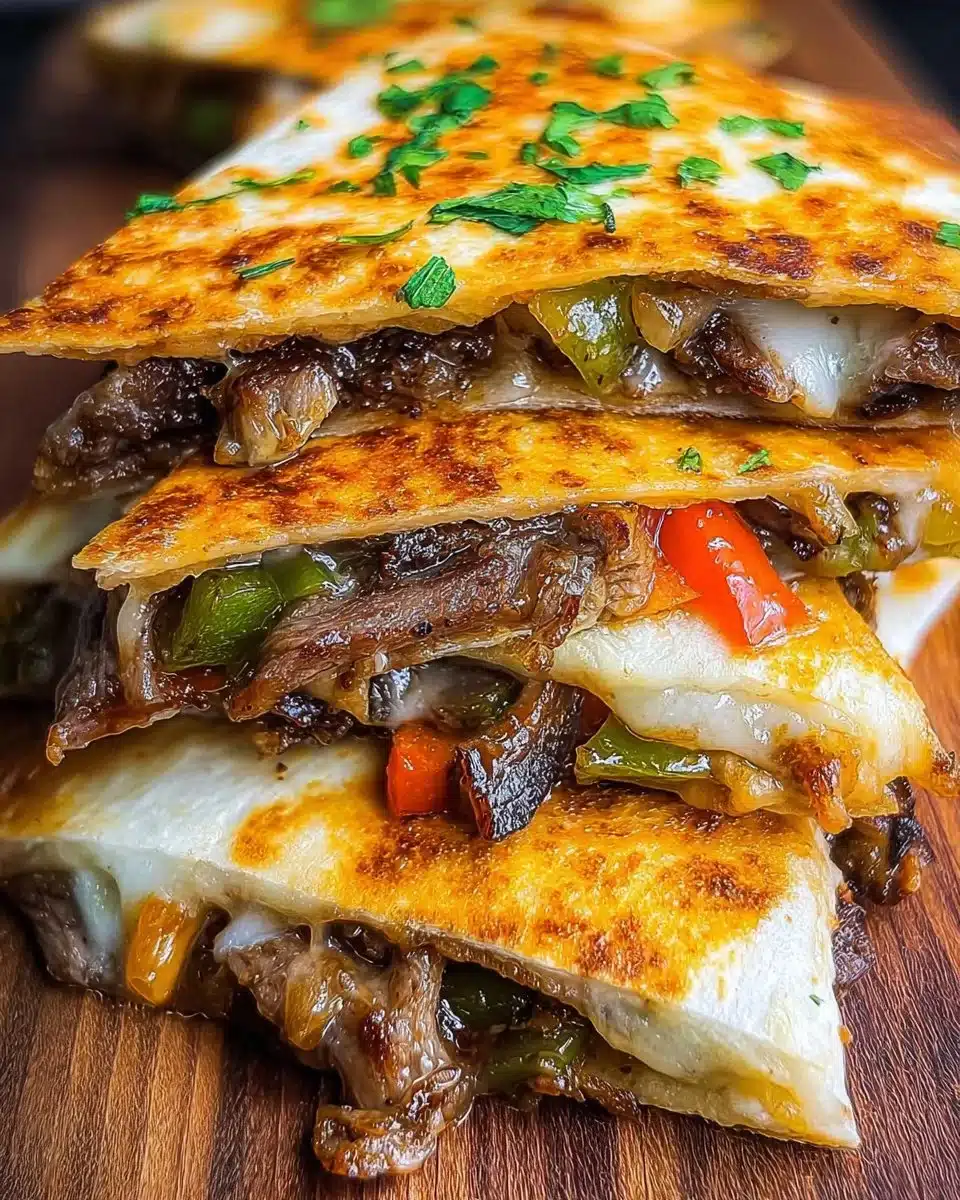 Philly Cheesesteak Quesadilla